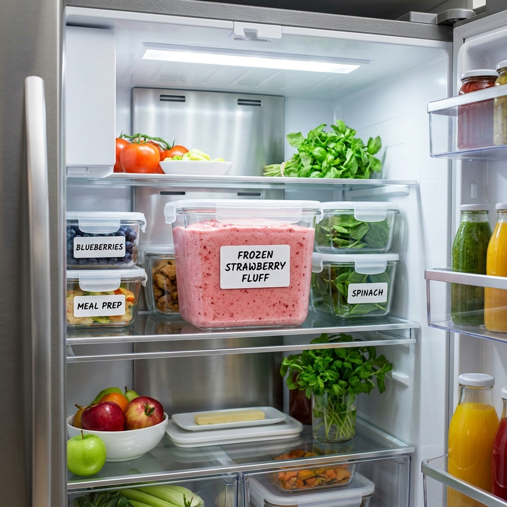 frozen strawberry fluff recipe