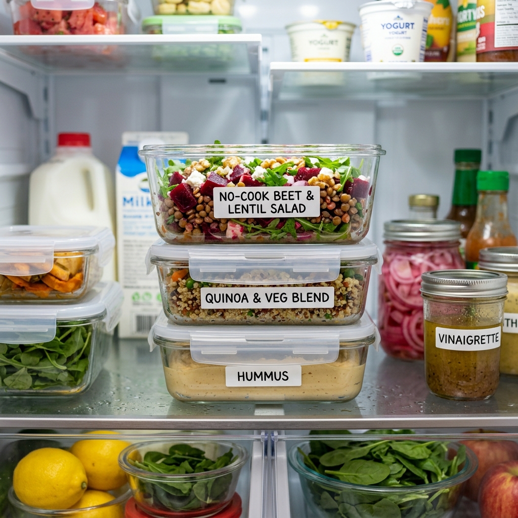 No-Cook Beet and Lentil Salad Recipe